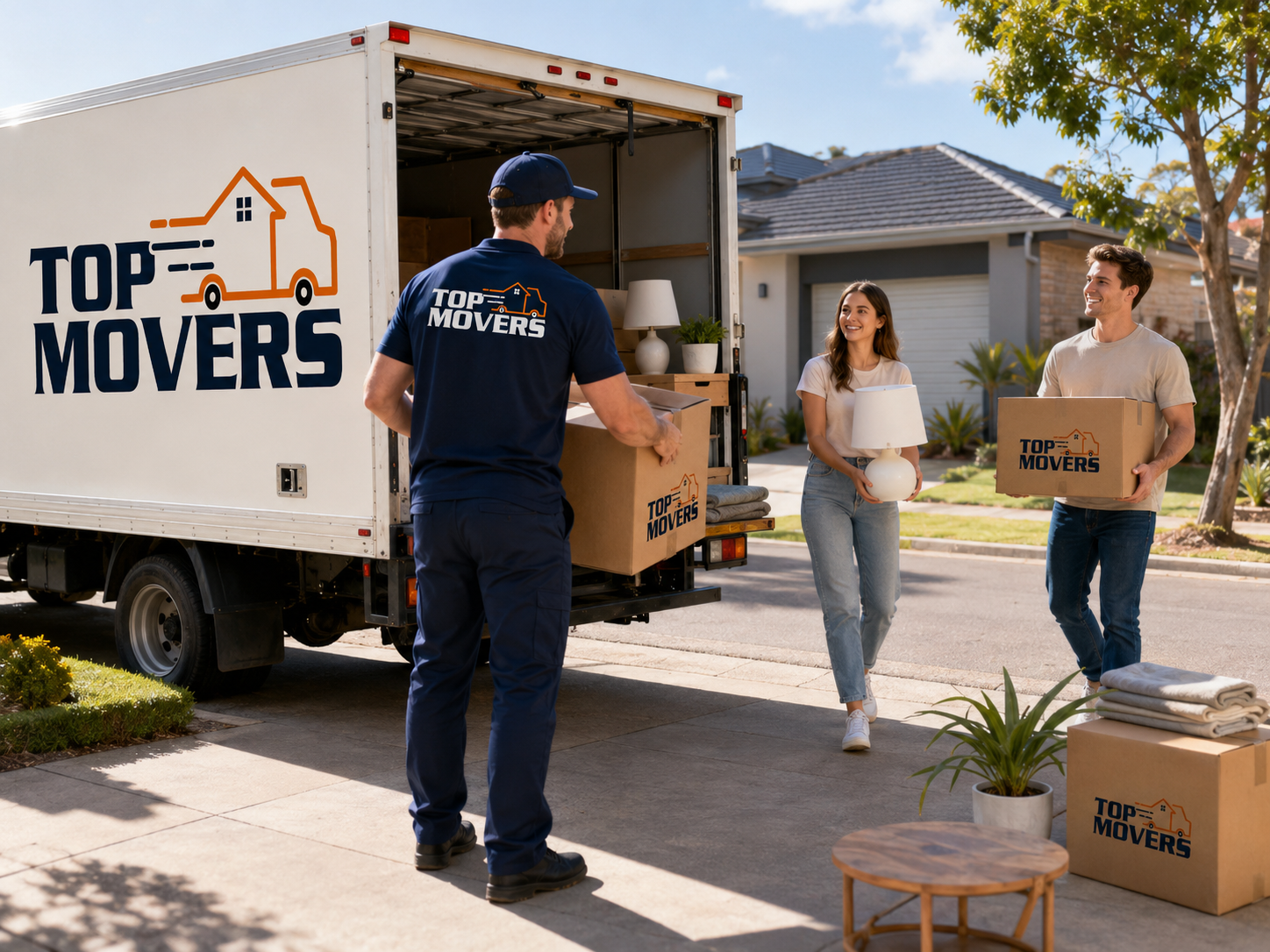 Top Movers Adelaide 1 man with a truck helping with small moving jobs, boxes and light furniture pickups in Adelaide